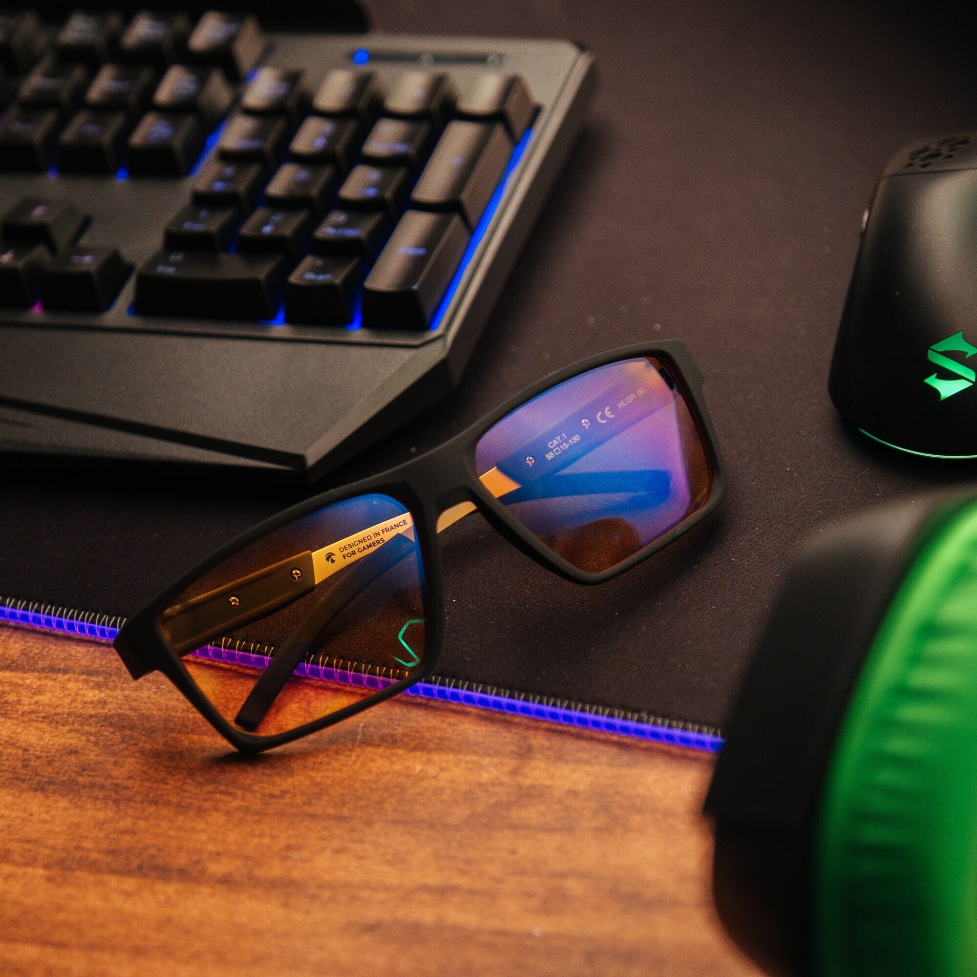 lunette pour gamers la revolution Black horus x